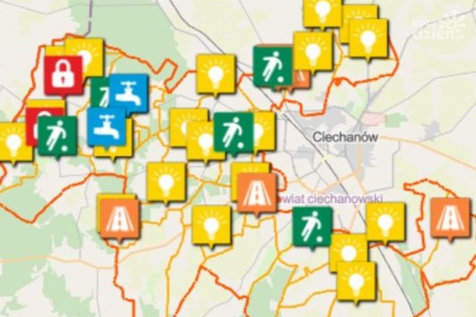 Gmina Ciechanów ma własną mapę inwestycji