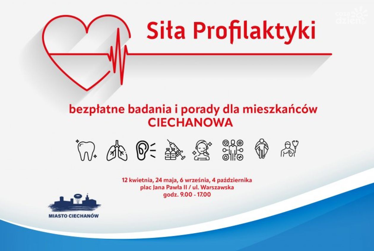 Zadbaj o zdrowie za darmo – sprawdź, co oferuje Ciechanów!