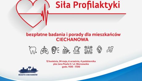Ciechanów promuje zdrowie – bezpłatne badania i porady medyczne na czterech wydarzeniach w 2025 roku