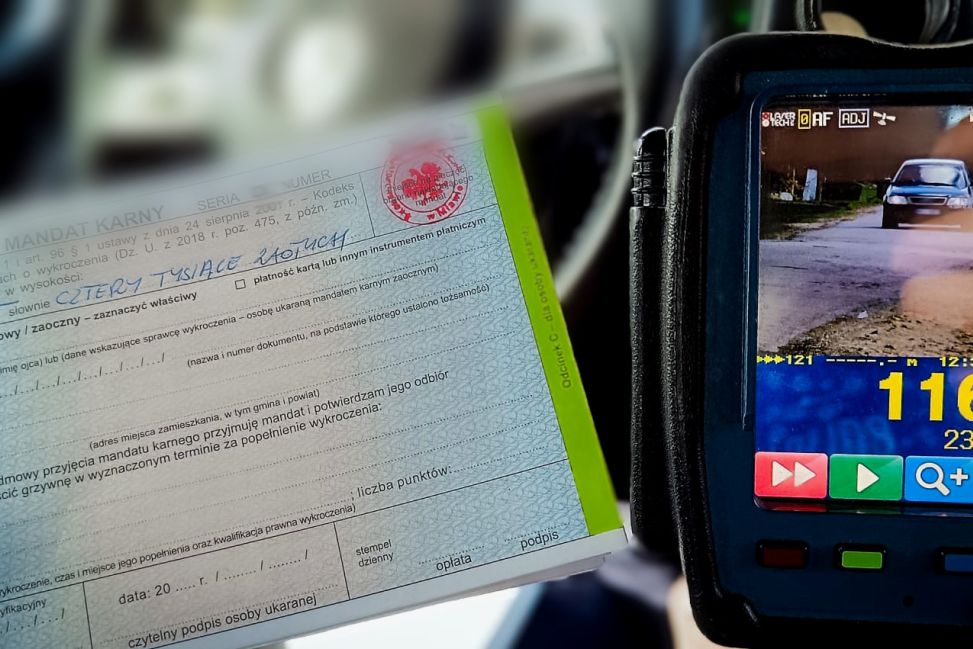Pędzili 116 km/h w terenie zabudowanym. Dwóch piratów drogowych zatrzymanych przez patrol SPEED
