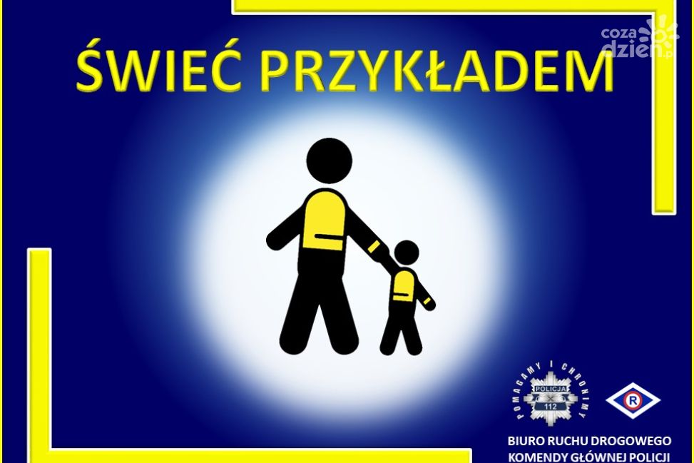 Odblaski ratują życie. Dzieci z Glinojecka uczą się, jak być widocznym na drodze