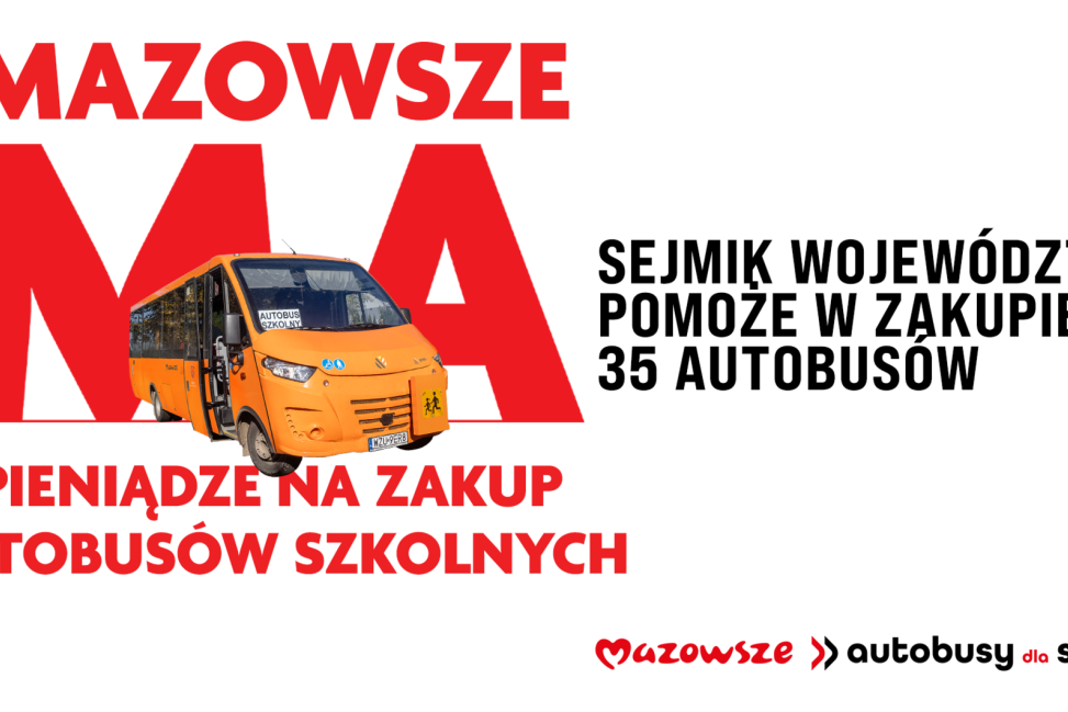 Nowe autobusy szkolne zwiększą bezpieczeństwo uczniów na Mazowszu