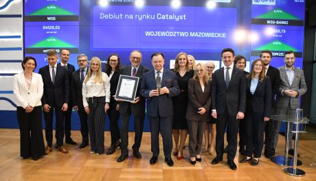 Mazowsze wchodzi na giełdę! Historyczny debiut i 400 mln zł na inwestycje dla mieszkańców