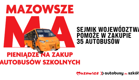 Nowe autobusy szkolne zwiększą bezpieczeństwo uczniów na Mazowszu