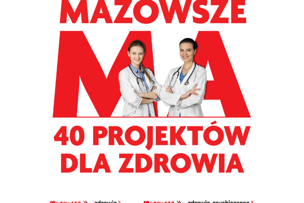 Mazowsze inwestuje w zdrowie i psychikę mieszkańców. 3 miliony złotych na pomoc i profilaktykę