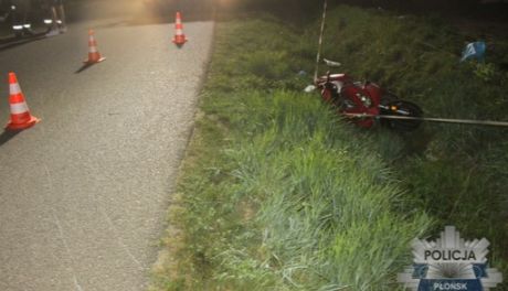 Pijany kierowca skody spowodował wypadek i uciekł, po czym wrócił na miejsce zdarzenia