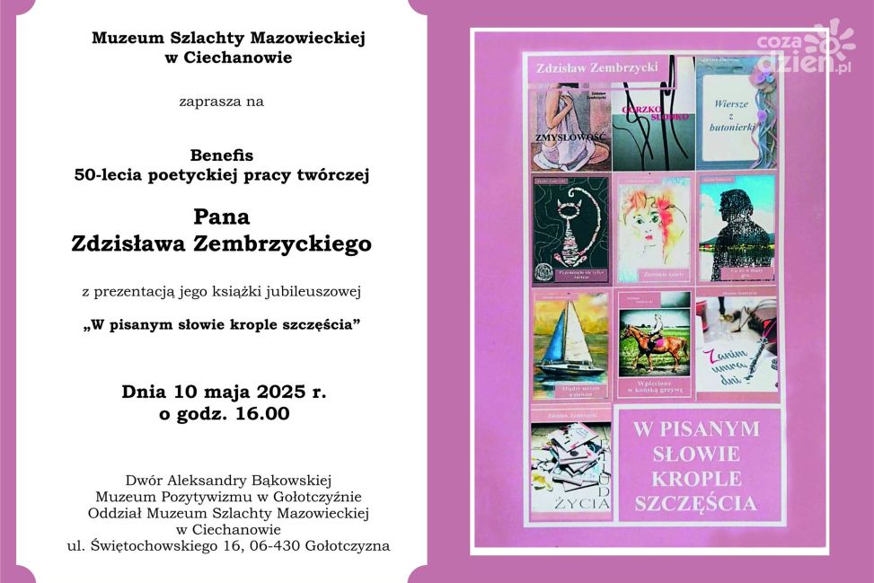 Maj 2025 w Muzeum Szlachty Mazowieckiej - od Majówki po Noc Muzeów