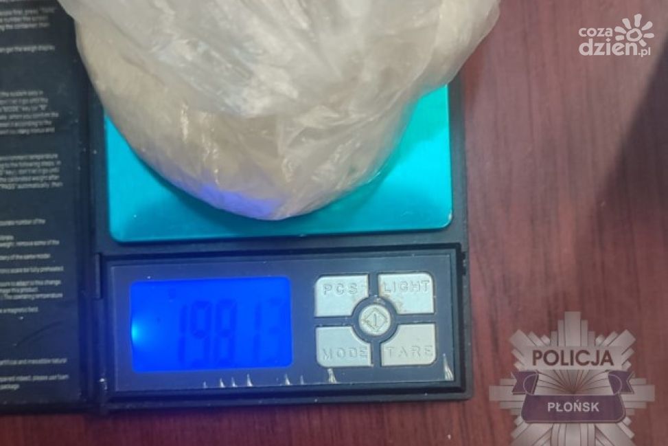 Sukces płońskich kryminalnych. Blisko 200 gramów mefedronu zabezpieczone! Kobieta zatrzymana na krajowej 60