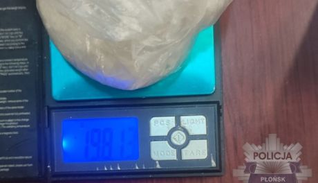 Sukces płońskich kryminalnych. Blisko 200 gramów mefedronu zabezpieczone! Kobieta zatrzymana na krajowej 60