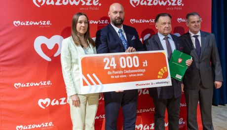 Ogromne wsparcie z Mazowsza - 17 milionów złotych na inwestycje w regionie ciechanowskim i powiecie przasnyskim