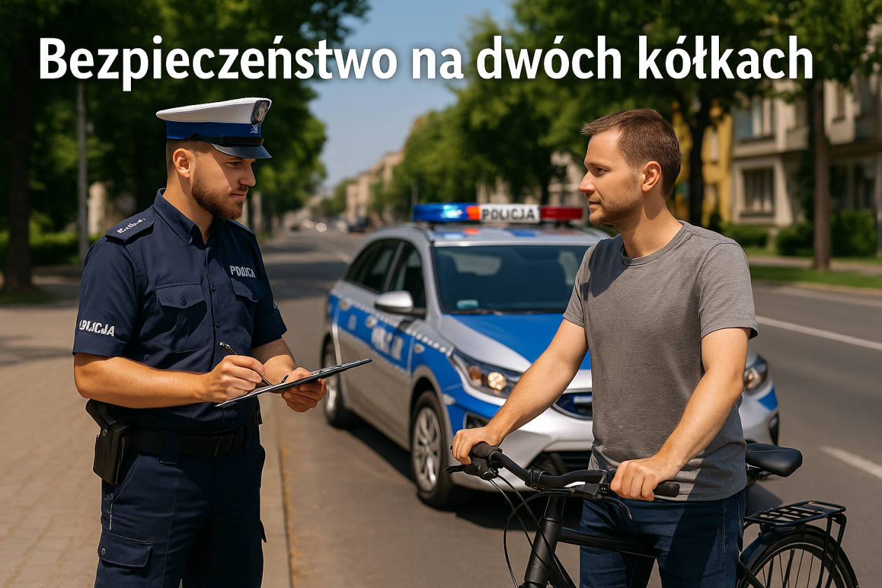 Uwaga rowerzyści – policja nie odpuszcza!