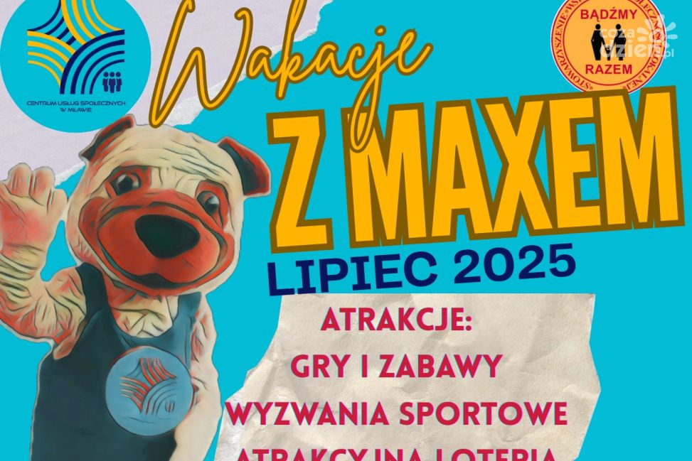 "Wakacje z Maxem" w Mławie: Od komputerów do podwórkowych przygód!