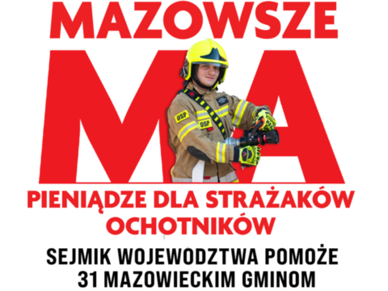Ponad milion złotych dla mazowieckich strażaków